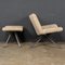 20th Century Italian Swivel Chairs with Matching Foot Stools, 1970s, Set of 4 5