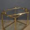 Italian Brass Side Tables with Removable Trays, 1970s, Set of 2 7