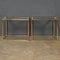 Italian Brass Side Tables with Removable Trays, 1970s, Set of 2, Image 3