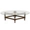 20th Century French Leather and Iron Coffee Table by Jacques Adnet, 1950s 1