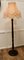 Turned and Fluted Walnut Floor Lamp, 1930s, Image 7