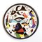 Kleine Porzellan Wandteller Joan Miro zugeschrieben für MG Ceramica, 2 . Set 2