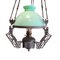 Lámpara colgante de aceite de contrapeso ajustable Art Nouveau, Imagen 2