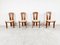 Vintage Scandinavian Dining Chairs, 1960s, Set of 4, Set of 4 1