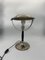 Lampada da tavolo vintage con paralume pieghevole, Germania, anni '40, Immagine 1