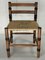 Low Art Deco Amsterdam School Dutch Rush Chair by Jac. Levee, 1930s 3