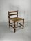 Low Art Deco Amsterdam School Dutch Rush Chair by Jac. Levee, 1930s 12