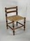 Niedriger Art Deco Amsterdam School Dutch Rush Chair von Jac. Deich, 1930er 10