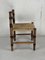 Low Art Deco Amsterdam School Dutch Rush Chair by Jac. Levee, 1930s, Image 17