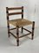 Low Art Deco Amsterdam School Dutch Rush Chair by Jac. Levee, 1930s, Image 14