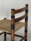 Niedriger Art Deco Amsterdam School Dutch Rush Chair von Jac. Deich, 1930er 6