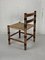 Low Art Deco Amsterdam School Dutch Rush Chair by Jac. Levee, 1930s, Image 15