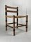 Low Art Deco Amsterdam School Dutch Rush Chair by Jac. Levee, 1930s 11