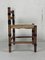 Niedriger Art Deco Amsterdam School Dutch Rush Chair von Jac. Deich, 1930er 2