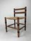 Low Art Deco Amsterdam School Dutch Rush Chair by Jac. Levee, 1930s 5