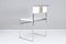 Moderne italienische Libellula Stühle aus weißem Leder von Giovanni Carini, 1970er, 4er Set 9