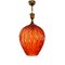 Red Murano Glass Pendant Lamp, 1950s 1