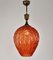 Red Murano Glass Pendant Lamp, 1950s 4