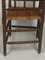 Dutch Bobbin Wood Turned Side Chair with Rattan & Wicker Seat, 1940s, Image 10