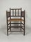 Dutch Bobbin Wood Turned Side Chair with Rattan & Wicker Seat, 1940s, Image 4
