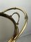 Oval Brass Bar Trolley with Smoked Glass Top, Italy, 1960s, Image 6