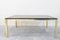 Black Lacquered Wood & Brass Dining Table, 1970s 1