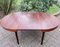 Round Rosewood Table with Integrated Extension, 1970s 6