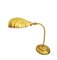 Lámpara Flexo de latón dorado, años 50, Imagen 7