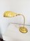 Gilt Brass Shell Shaped Flexo Lamp, 1950s 4