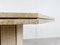 Italian Octogonal Dining Table in Travertine and Brass, 1970s 8