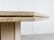 Italian Octogonal Dining Table in Travertine and Brass, 1970s, Image 8