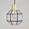 Mid-Century Octagonal Glass Ceiling Light / Pendant from Limburg, Germany, 1960s, Image 1