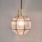 Mid-Century Octagonal Glass Ceiling Light / Pendant from Limburg, Germany, 1960s 5