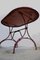 Oval Wrought Iron Garden Table, 1880s 8