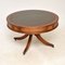 Regency Leather Top Coffee Table, 1950s, Image 4