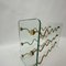 Botellero francés de vidrio y latón de David Lange, años 70, Imagen 16
