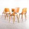 French Honey Dining Chair in Beech and Bentwood by Joamin Baumann, 2010s, Set of 6 2