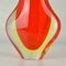 Jarrones de cristal de Murano Sommerso rojo atribuidos a Flavio Poli para Seguso, Italia, años 60. Juego de 2, Imagen 8