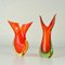 Red Sommerso Murano Glass Vases attributed to Flavio Poli for Seguso, Italy, 1960s, Set of 2 4