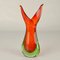 Red Sommerso Murano Glass Vases attributed to Flavio Poli for Seguso, Italy, 1960s, Set of 2 7