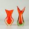 Red Sommerso Murano Glass Vases attributed to Flavio Poli for Seguso, Italy, 1960s, Set of 2 5