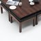 Tavolini da caffè con sgabelli di Jean Gillon per Wood Art, Brasile, anni '60, set di 5, Immagine 5
