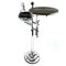 Art Deco Ashtray Stand in Chrome and Bakelite attributed to Demeyere, Belgium, 1930s, Image 7