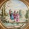 Artista Napoleón III, Escenas figurativas, siglo XIX, Pinturas sobre porcelana, Enmarcado, Juego de 2, Imagen 3
