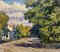 Vyacheslav Zabelin, Sunny Day Landscape, anni '70, olio, con cornice, Immagine 2
