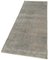 Tapis de Couloir Vintage Gris Délavé, Turquie 3