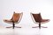 Sigurd Ressell zugeschriebene Falcon Chairs, 1970er, 2er Set 4