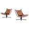 Falcon Chairs attributed to Sigurd Ressell, 1970s, Set of 2, Image 1