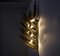 Lampade da parete Palmier di Maison Jansen, anni '50, set di 2, Immagine 13