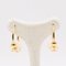 Vintage 18k Yellow Gold Pearl Earrings, 1970s, Set of 2 4